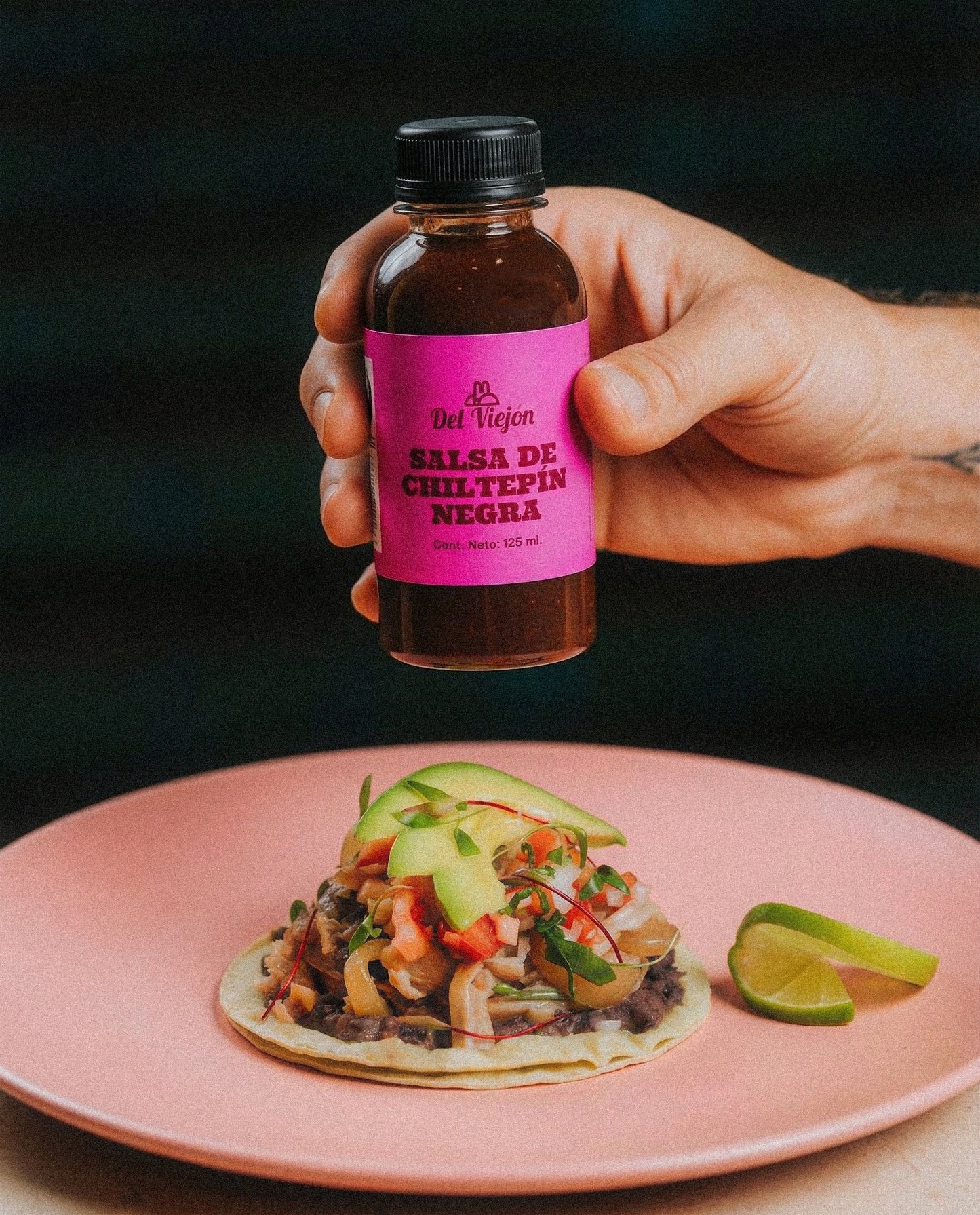 Salsa de Chiltepín Negra (125 ml)